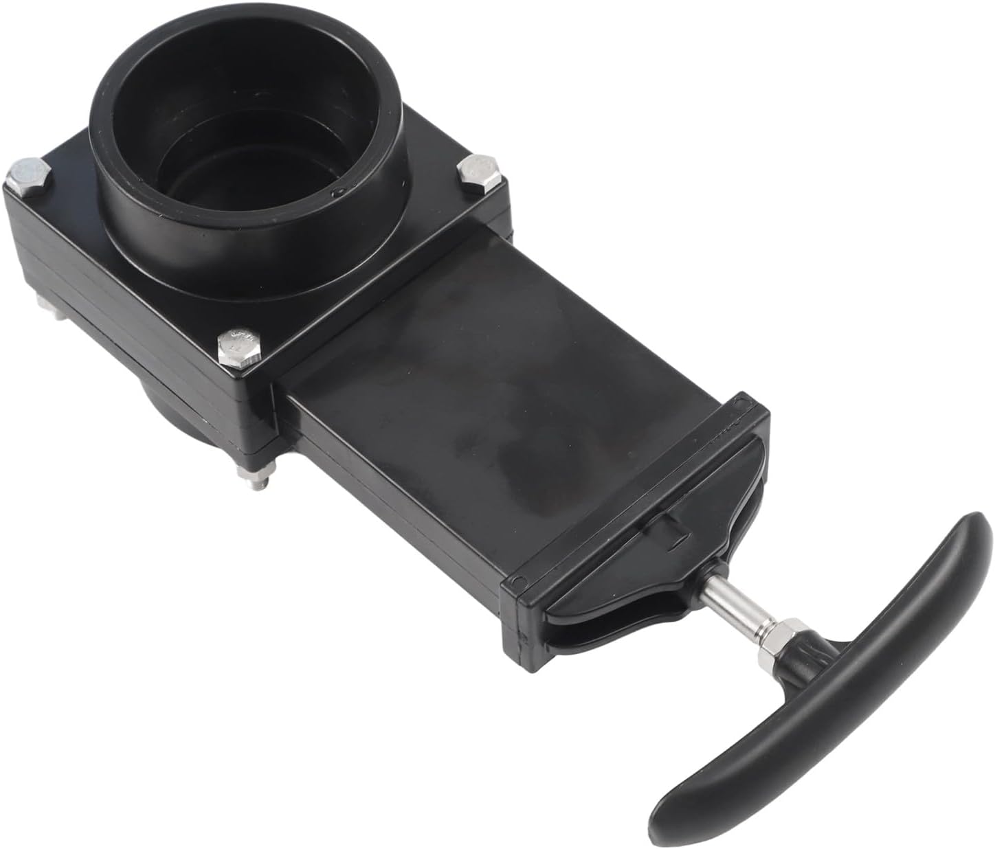 50Mm / 75Mm RV Waste Valve Body With Handle For Sewer Connection, Compatible With Campers, Trailers And Motorhomes, ABS Plastic Easy Installation(75mm)