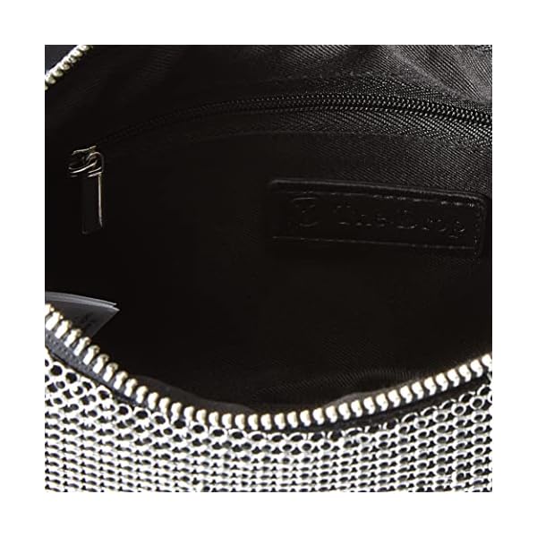 The Drop Women's Melanie Small Shoulder Bag, Black Sequins, One Size - Image 6