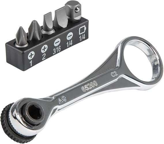 Klein Tools 5-Piece Mini Ratchet Set and 4-in-1 Electronics Screwdriver Set
