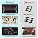 Blaithom Acrylic Display Riser Stand of 6pcs, 5mm Thickness,12'' Length Tierd Display Stands, Acrylic Shelf Risers for Perfume Display,Risers for Buffet Table,Cupcake Stand,Pop Figurines,Tumbler,Food