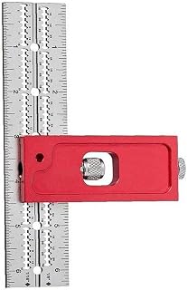 Combination Square Set Woodworking Joinery Measuring Ruler Carpenter Tools 6 inches Practical and Clever