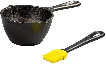 Cast Iron Melting Pot with Pour Spouts (1.5-Quart) - Thumbnail 4