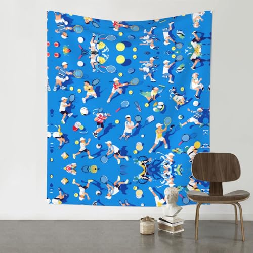 Tapisserie tennis 152 cm pour salon et nappe de table