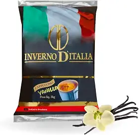 Cappuccino Vanilla 1Kg Inverno D´Italia - Preparo Soluvel Para Capuccino