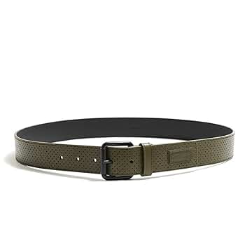 Amazon | [ボッテガヴェネタ] パンチング レザー ベルト メンズ