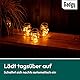 Gadgy Solarglas für Außen Wasserdicht – Set mit 3 Stück – Solar Windlichter für Garten, Balkon & Terrasse – Mason Jar Lichtglas für Outdoor Deko