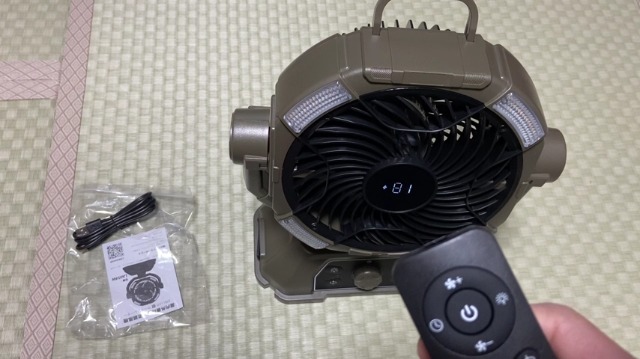 Amazon | 【32000mAh大容量 風量100段階】ONRIU キャンプ 扇風機