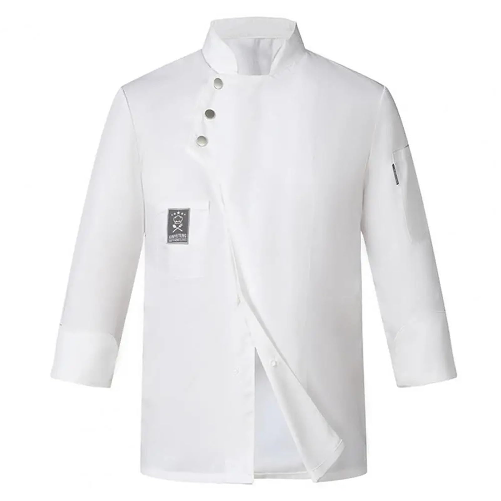 Divisa da Cuoco Unisex, Lavabile, da Uomo e da Donna, da Chef, Professionale, da Uomo e da Donna, Impermeabile, con Colletto Alto, per Ristorante