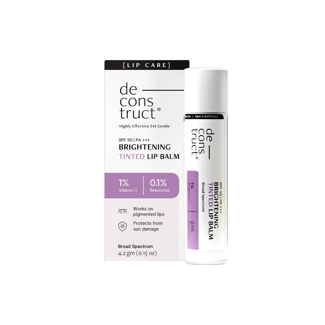 Deconstruct Brightening Tinted Lip Balm, SPF 30 PA+++, With 1% Vitamin C and 0.1% Resorcinol | (4gm)