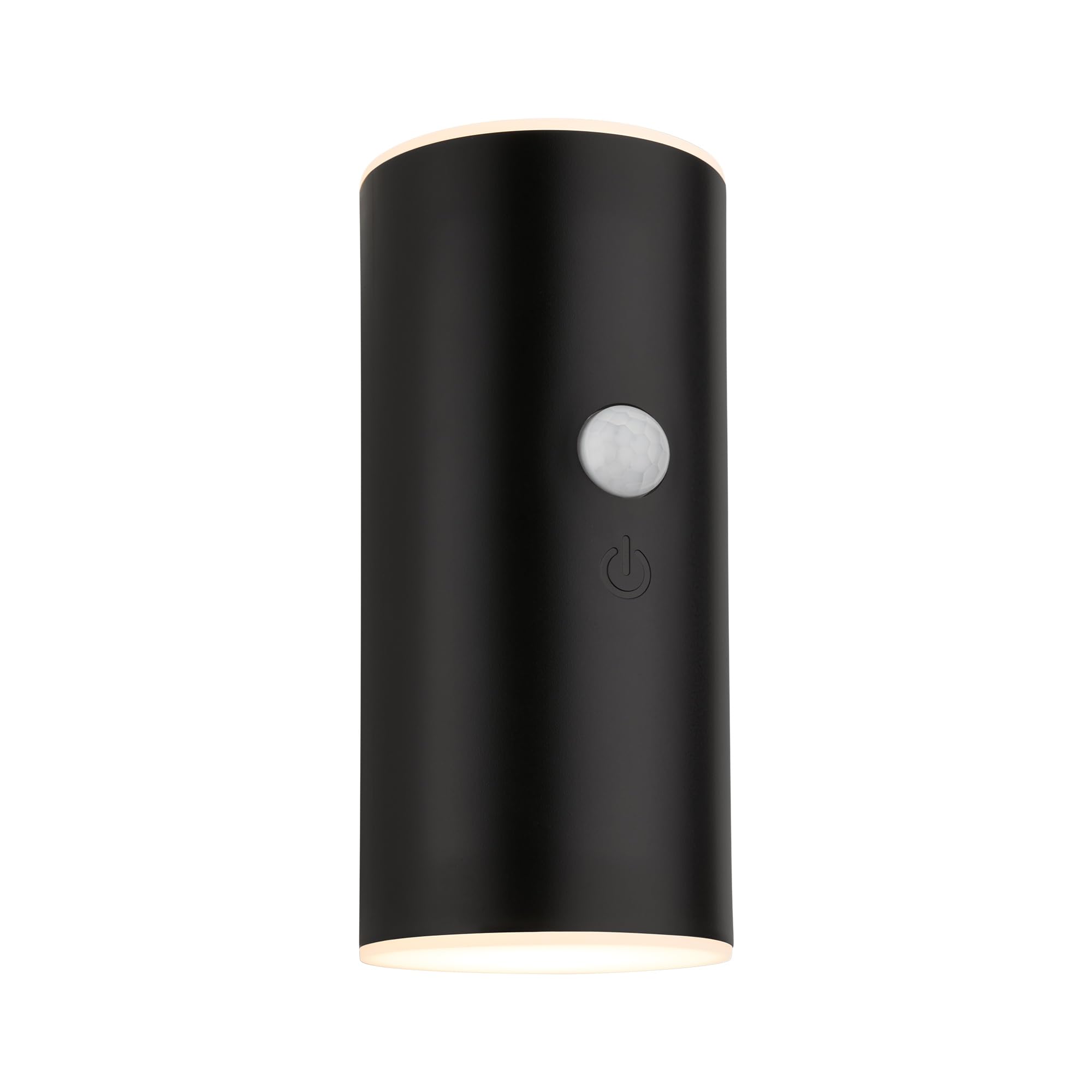 BRILONER - Outdoor Wall Light with Motion Sensor, Cordless, Dimmable, IP44 Splash-Proof, USB-C Charging, 3000 K, Memory Function and Timer, Battery Wall Light, Battery Lights, 7x8.5x15.5 cm, Black