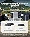 ECOFLOW DELTA 3 Classic Tragbare Elektrostation mit 160W Solarpanel, 1024Wh LiFePO4 Akku, 1800W AC-Ausgang (3600W Peak), Schnellladung, Solargenerator für Camping, Wohnmobil