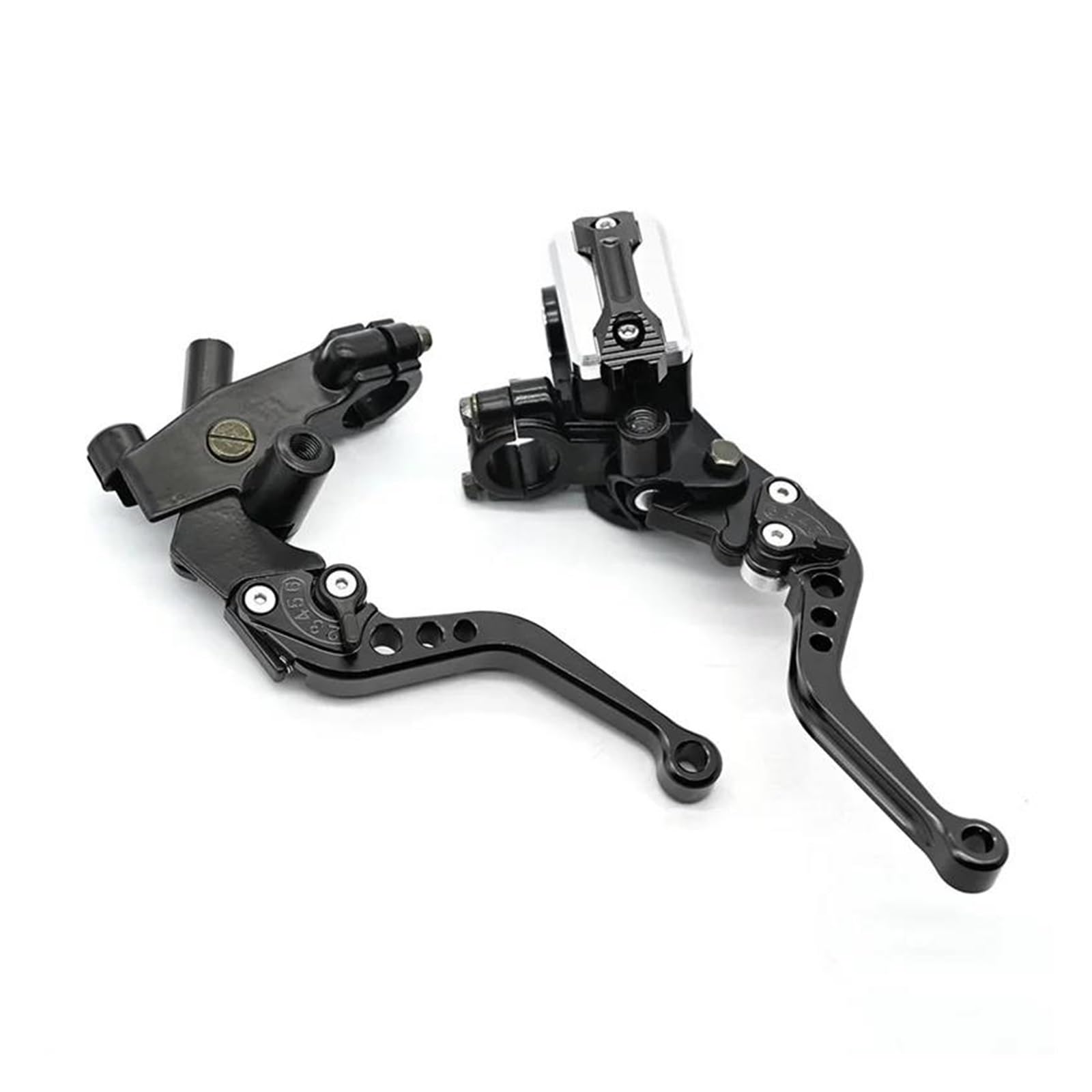 KVKQMLFEAW Motorbike Hand Levers 7/8" 22mm for Scooter Sport Dirt Bike Motorcycle Brake Clutch Levers Handlebar Moto Brake Master Cylinder Lever Clutch Reservoir Handlebar Brake Lever(6)