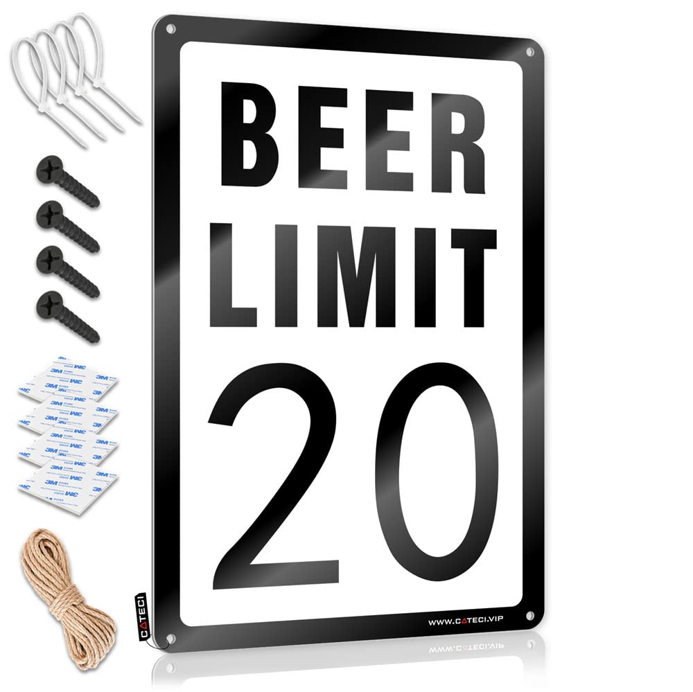 Insegne divertenti per casa bar birra limite 30 segni seminterrato decorazione divertente per la casa (dimensioni: 20 x 30 cm