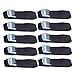 FUNOMOCYA 10 Pcs Lashing Straps with Buckles Motorcycle Leather Belt Strap Buckle Packing Straps Heavy Duty Straps Heavy Duty Leash Cam Lock Buckle Straps Rachet Car Luggage Belt