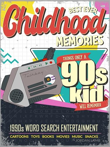 Childhood Memories 1990s Word Search Entertainment: Things Only A 90s Kid Will Remember (Kindle Scribe Only) image 2