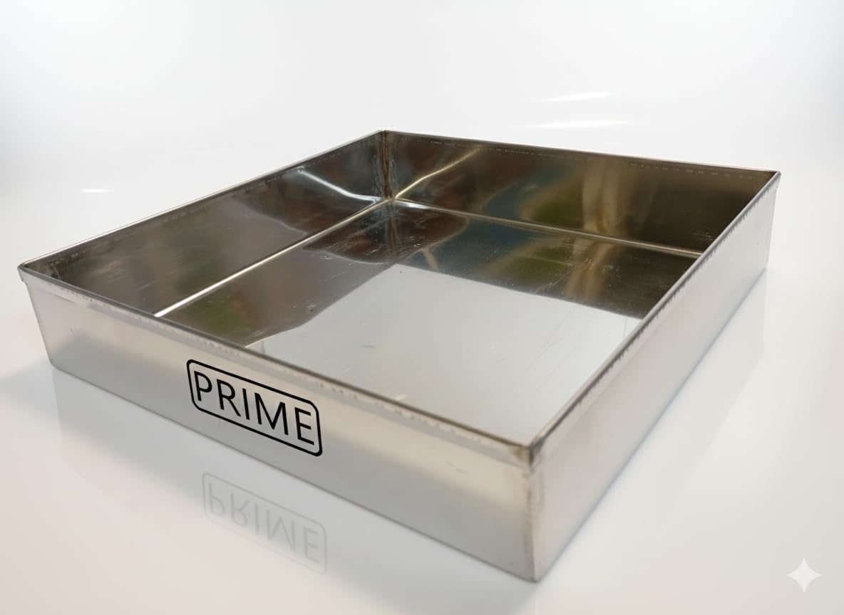 Aluminum Square Cake Tray - 4 Inch Baking Mould -7
