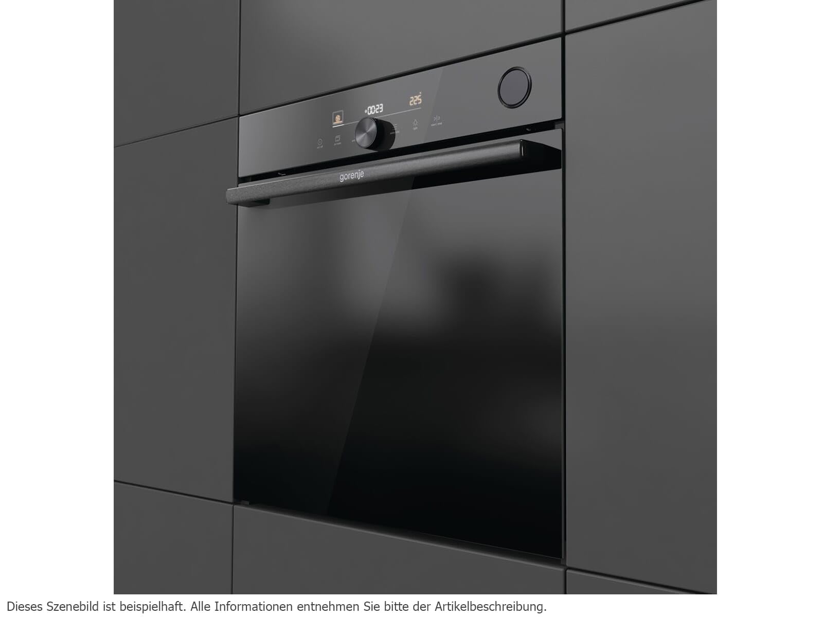 Gorenje BPSA6747DGWI - 742106 Pyrolyse Backofen Schwarz