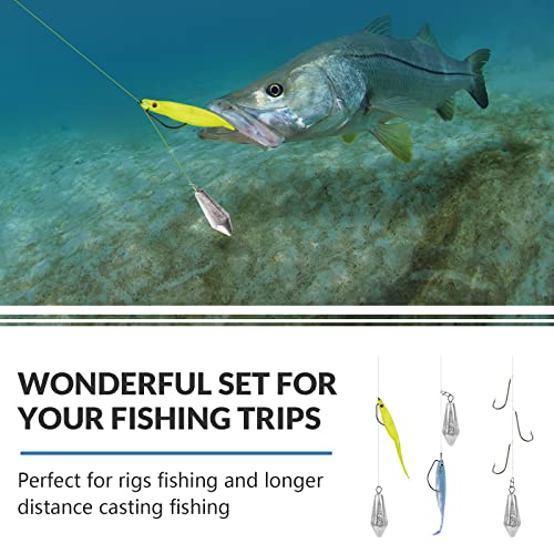 Image of QualyQualy Nail Weights Fishing Weights Sinkers 1g(1 /32oz) 1.5g(1 /18oz) 3g(1 /9oz) Lead Weights Fishing Drop Shot Worms Weights 20pcs /Pack