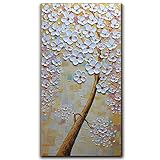 V-inspire Paintings, 24x48 Inch Paintings Oil Hand Painting 3D Hand-Painted On Canvas Abstract Artwork Art Wood Inside Framed Hanging Wall Decoration Abstract Painting
