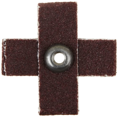 Merit Abrasive Cross Pad, 8 Ply, Aluminum Oxide, 1-1/2