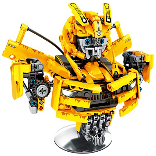 Modbrix Bausteine Auto Roboter Büste, 397 Klemmbausteine