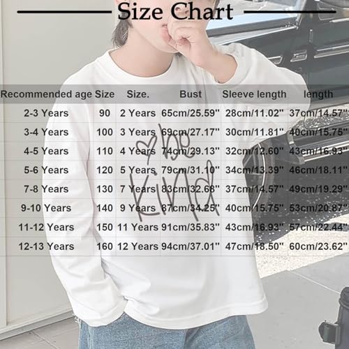 Toddler Girls Oversized Crewneck Sweatshirt Loose Cotton T-Shirts Kids Soft Casual Long Sleeve Basic Tee Tops for 2-13 Years3