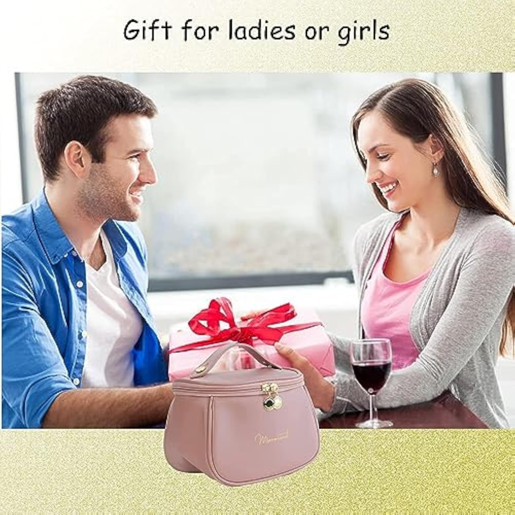 Large Capacity Portable Cosmetic Bag for Travel