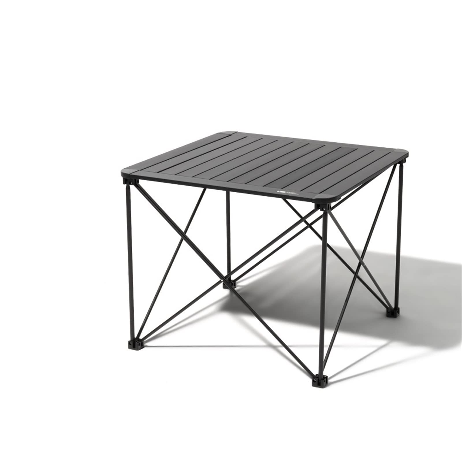 Table de camping pliante aluminium portable légère carrée pour matériel de randonnée