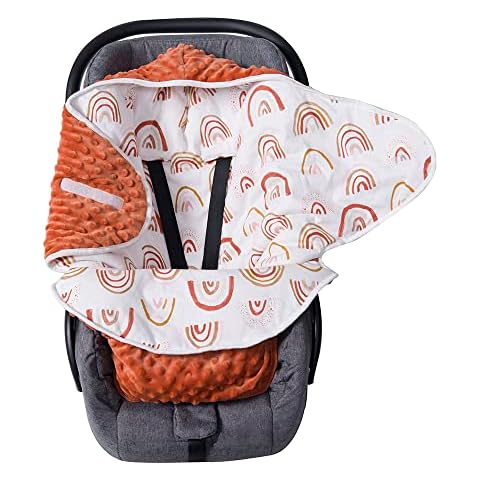 Miracle Baby Orange Rainbow Swaddle Blanket Cover