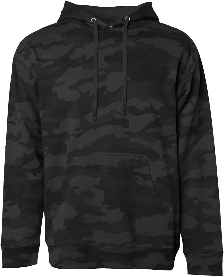 Independent Trading Co. - Midweight Hooded Sweatshirt - SS4500 - 2XL - Black Camo - Image 2