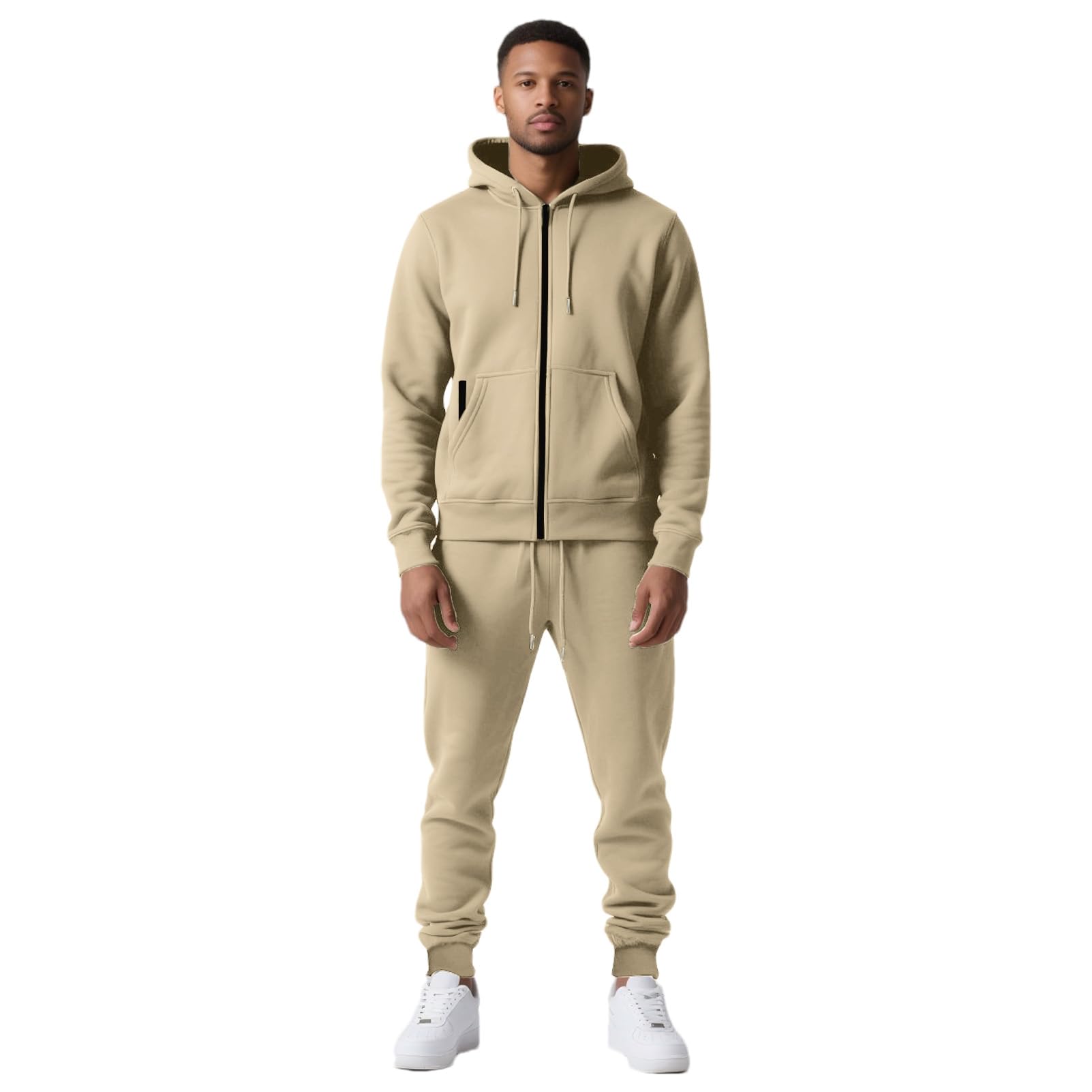 YOUTHUP Abito da Uomo 2 Pezzi Completo Doppio Petto Formale Slim Fit