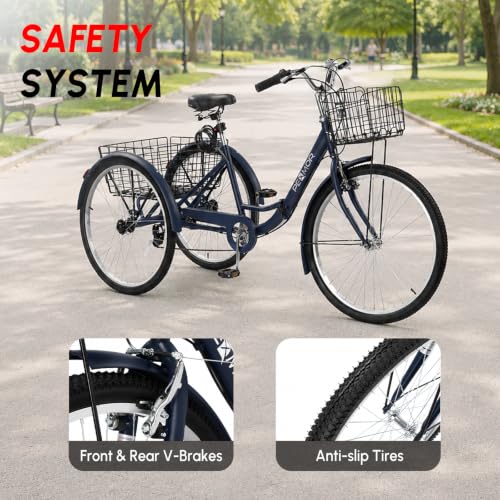 PEXMOR Adult Foldable Tricycle