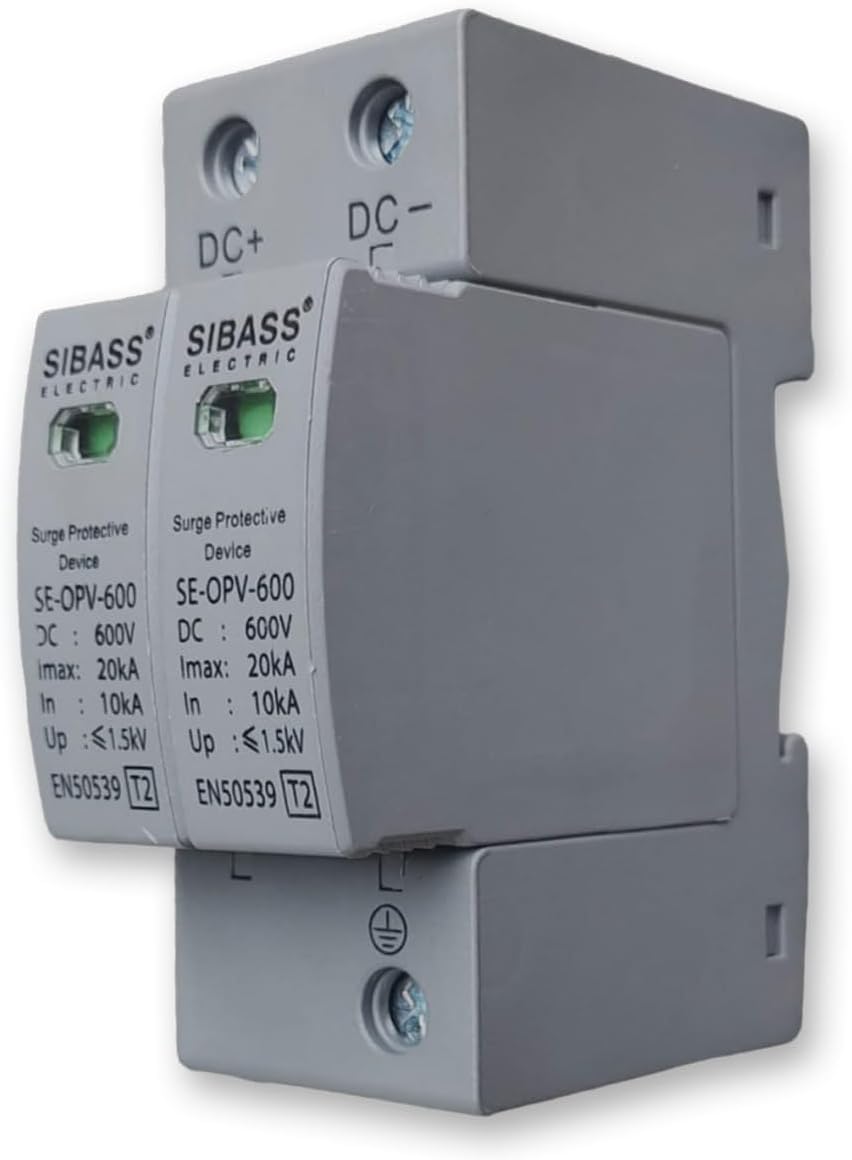 DC SPD 1 Phase 2 Pole (DP) SIBASS Surge Protective Device (Pack Of 1)