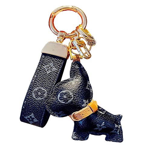 Porte-clés Bouledogue Français, Porte-Clés Chien Chiot, Sac Suspendu Pendentif, Porte-clés Pour Femmes Sac Charme Hommes Voiture, Mignon Porte-clés, Créatif Dessin Animé Chien Porte-clés Cover