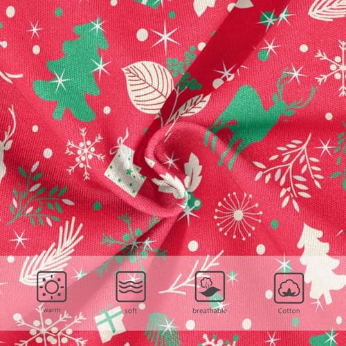 Little Girl Underwear Toddler Panties Kids Undies Christmas Elk Snowflake Soft Cotton Briefs 2T-8Y3