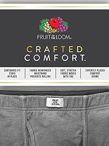 Fruit of the Loom Men's Crafted Comfort Stretch Boxer Briefs3