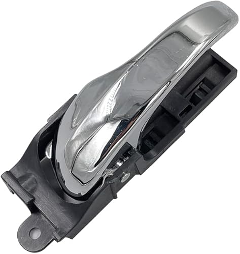 Manija interior de la puerta del lado del conductor izquierda cromada compatible con Ford F150 1999-2004