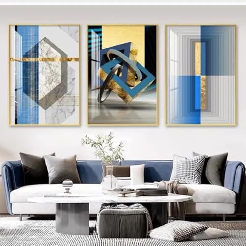 Affiche impression toile abstraite pour salon et chambre