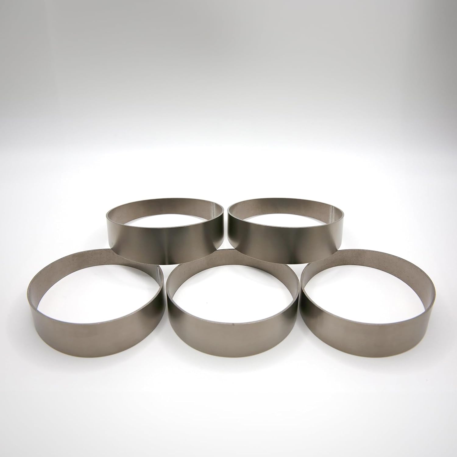 Titanium Pie Cuts 45 degree 3" Loose Radius (Not Welded) - Grade 1 Titanium for Custom Exhaust and Fabrication Projects (5pcs)