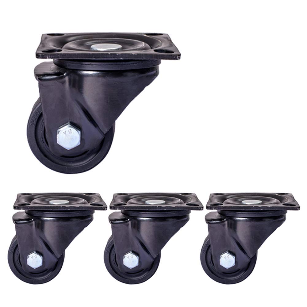 Zguouzantye [] 4 Heavy Load Caster Wheels For Furniture Trolley