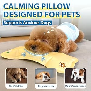   Cooling-Pillow-for-Small-to-Medium-Dogs-and-Cats-Versatile-Cooling-Solution-for-Dog-Beds-Cooling-Mat-Crates-and-Kennels-Cream-Yellow-Small-Size-for-Up-to-12-lbs