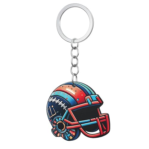 American Football Keychain – Sport Keychains Bag Charm for Men,