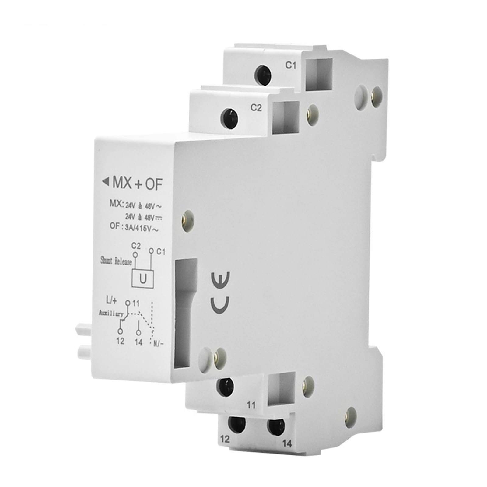 Bobina di sgancio for interruttore ausiliario MCB DZ47 con feedback remoto MX OF, sgancio elettromagnetico di emergenza leisurely(ACDC 220V)