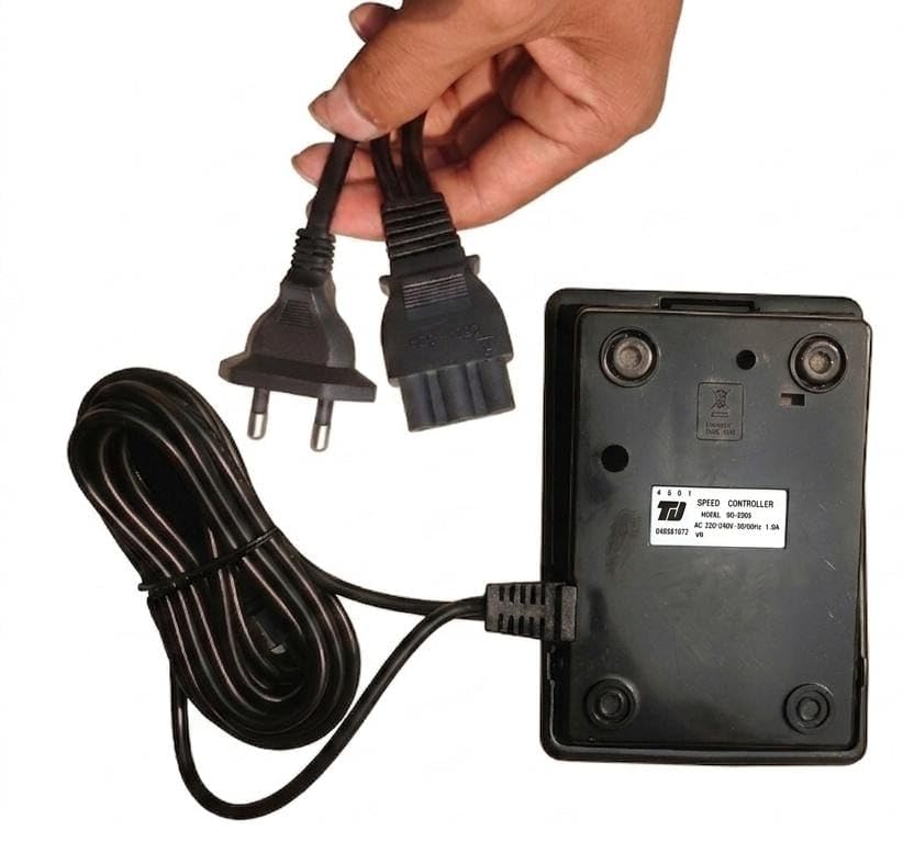 Original Foot Controller/Pedal for Usha Janome Automatic Sewing Machines | Speed Control Pedal | Model KD-2902 | 200–240V Indian Plug | 50/60HZ | Compatible with Dream Stitch, Stitch Magic & More-image-5