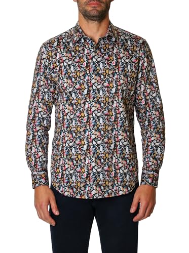 Robert Graham Men's Durham Long Sleeve Woven Button Down Shirt