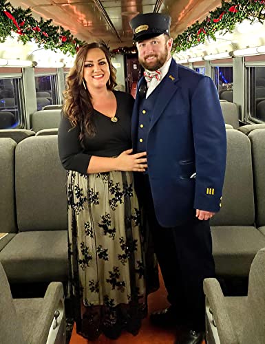 GRAPENT Women's Plus Size Sequin 3/4 Sleeves Evening Gown Party Long Maxi Dress4