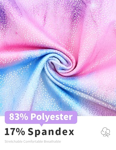 Image of 2 Pack Leotard for Girls Gymnastics Sparkly Sleeveless Unitards