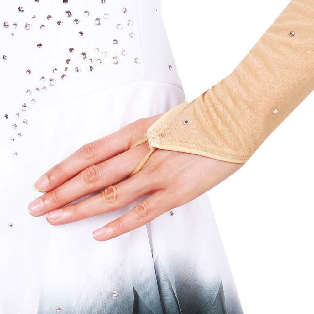 Vestido clásico de Patinaje artístico para Mujer, Vestido de Patinaje artístico sobre Hielo, Ropa Deportiva de Invierno para Patinaje sobre Ruedas para niñas, Cristal