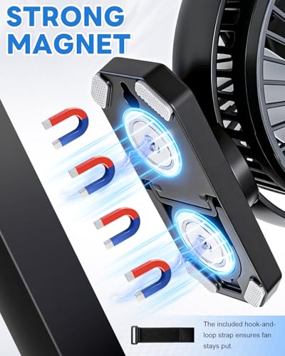 12000mAh Golf Cart Fan with LED