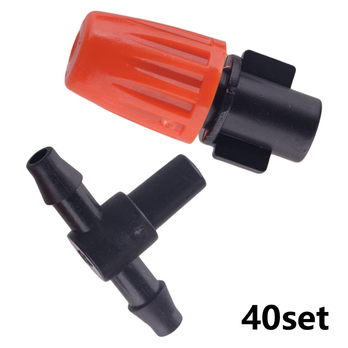 Sistema de riego por goteo micro 40sets riego rociadores emisor planta goteros jardín